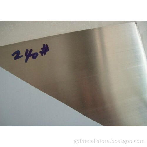 ASTM 304 430 201 Polished Stainless Steel Plate